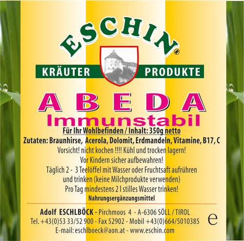 20 A  ABEDA-Immunstabil 350 g