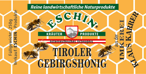 21 A  Tiroler Gebirgshonig 250 g