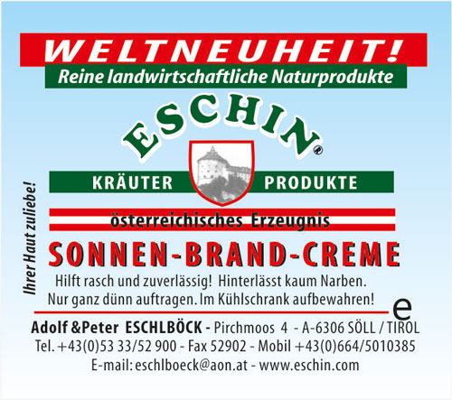 25 A Sonnen-Brand-Creme 30 g