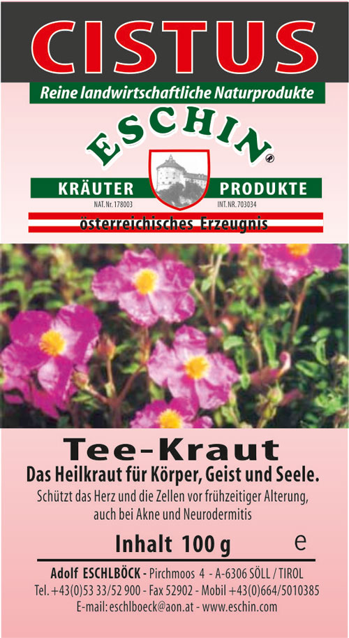 35  Cistus Tee-Kraut 100 g